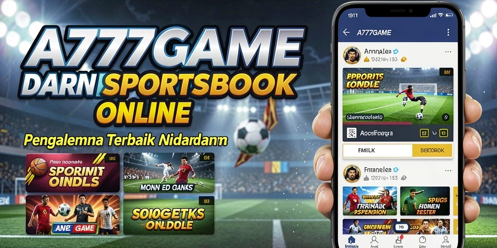 Tampilan screenshot dari gameplay menarik di A777GAME dengan berbagai pilihan olahraga.
