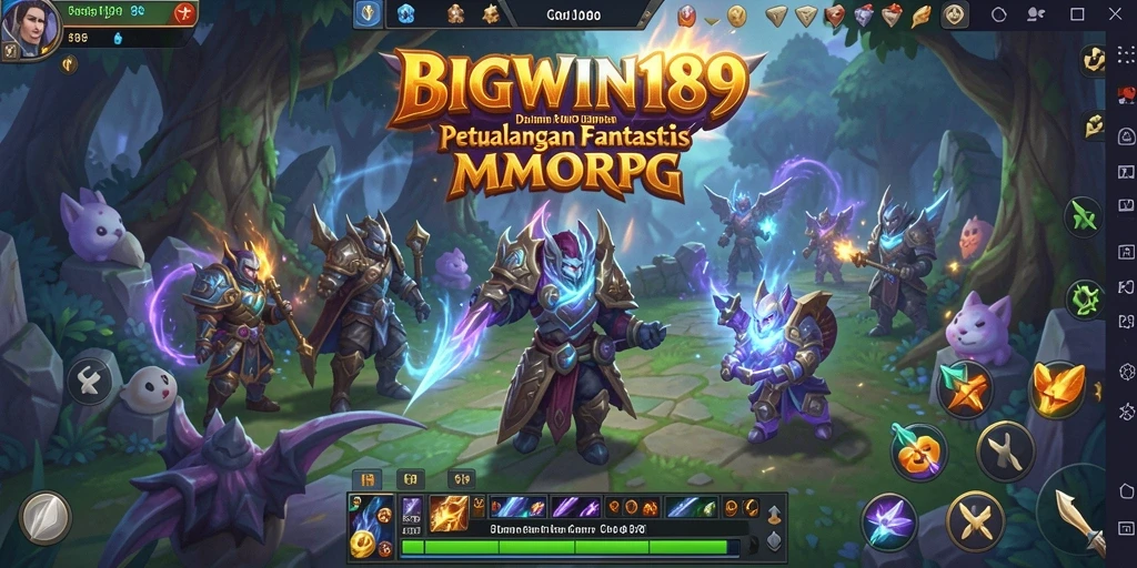 Tangkapan layar gameplay <strong>BIGWIN189</strong> yang menunjukkan aksi pertempuran epik.