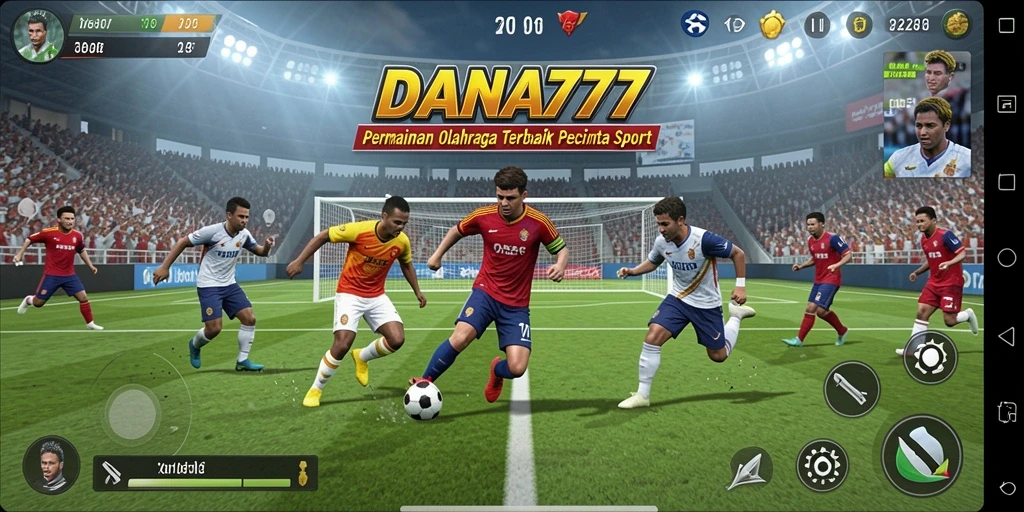 Tampilan menarik dari gameplay DANA777 yang penuh aksi olahraga.