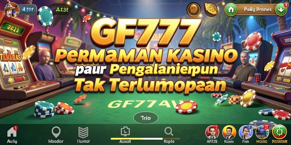 Screenshot gameplay GF777 menampilkan aksi mendebarkan di kasino virtual.