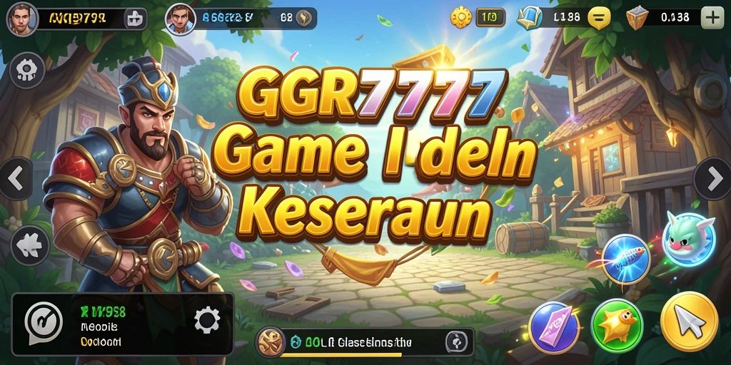 Tampilan gameplay GGR7777 dengan aksi Idle yang menarik.