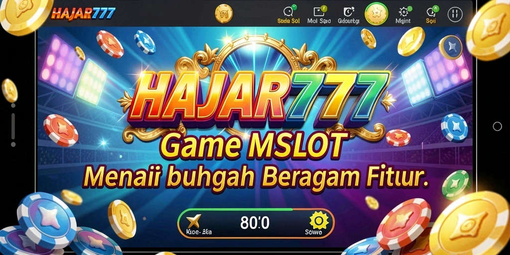 Tampilan gameplay menarik dari HAJAR777 yang mengasyikkan.
