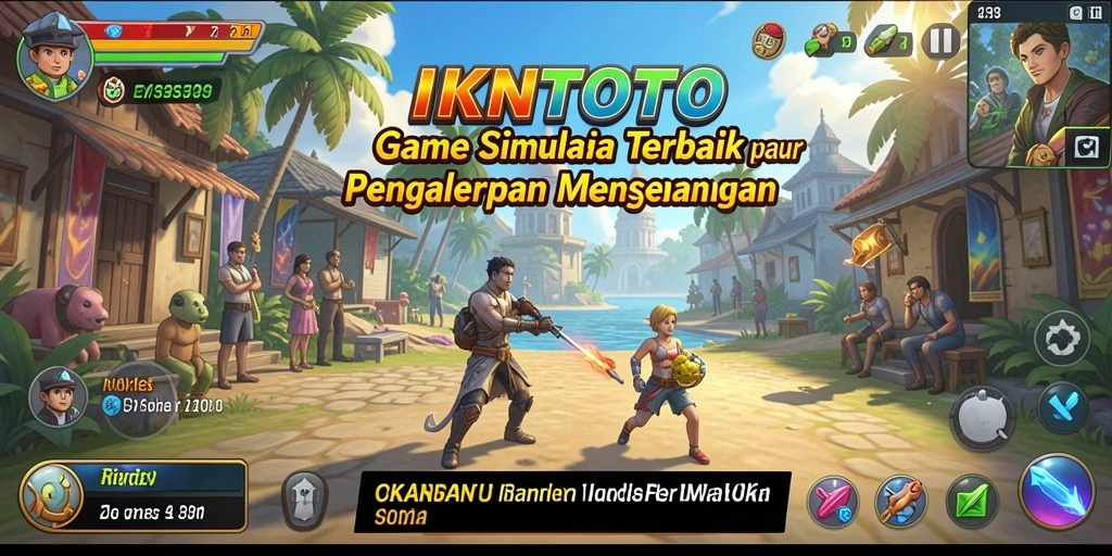 Tangkapan layar utama IKNTOTO menampilkan pengalaman gameplay simulasi yang menarik.