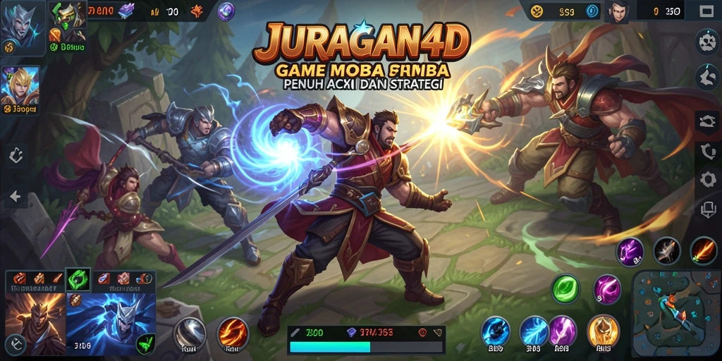 Gameplay JURAGAN4D yang seru dan penuh aksi.