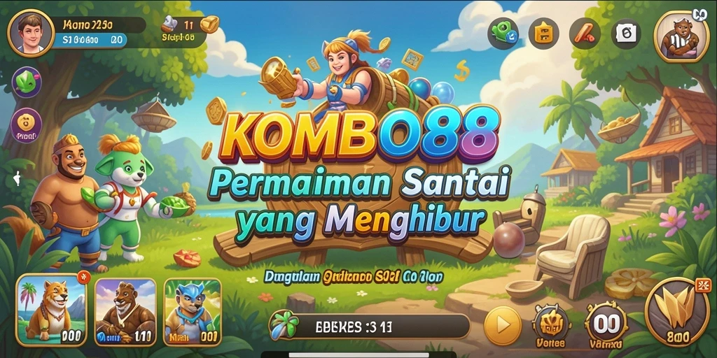 Tampilan gameplay KOMBO88 yang seru dan menghibur.
