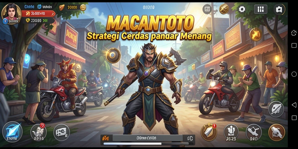 Tampilan gameplay <strong>MACANTOTO</strong> menampilkan strategi dan taktik yang mendalam.
