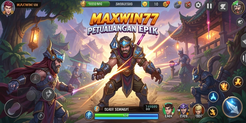 Tangkapan layar gameplay menarik dari petualangan menantang di MAXWIN77.