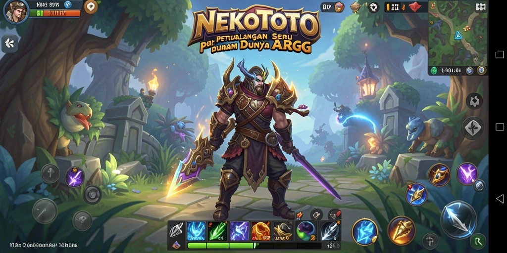 Tampilan gameplay memukau dari NEKOTOTO menunjukkan aksi ARPG yang mendebarkan.