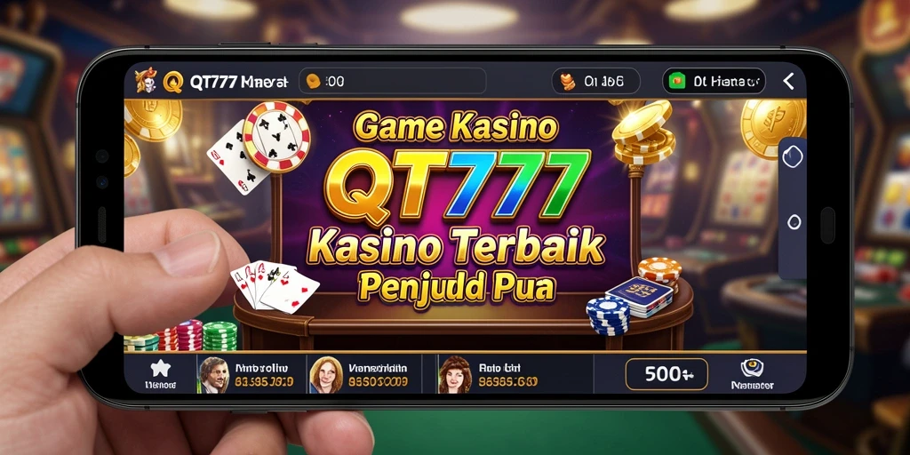 Tangkapan layar QT777 menampilkan pengalaman bermain kasino yang seru.