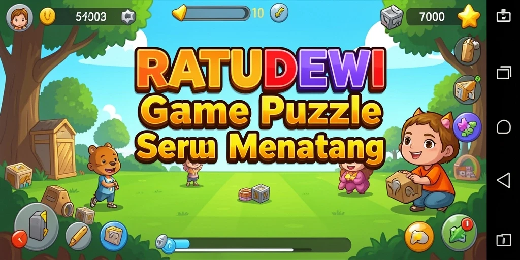 Tampilan gameplay menarik dan penuh tantangan dari RATUDEWI.