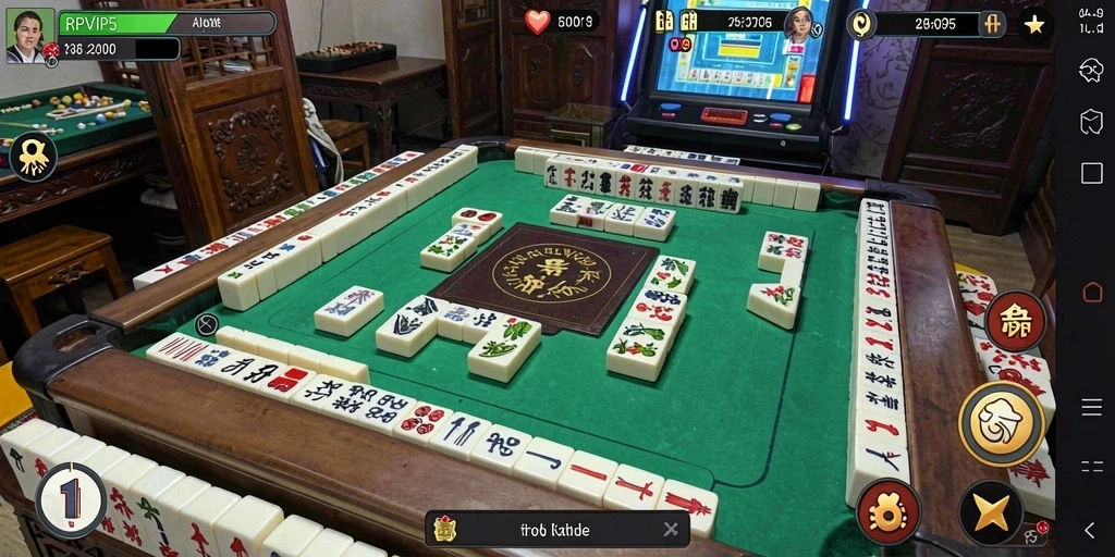 Tampilan gameplay RPVIP5 yang menarik dengan desain Mahjong.