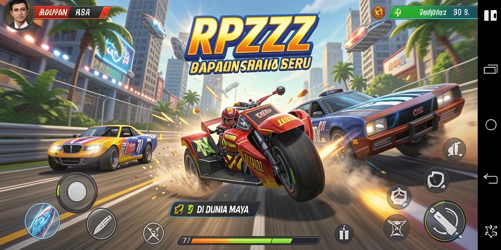 Tampilan gameplay dari RPZZZ yang menegangkan dan seru.