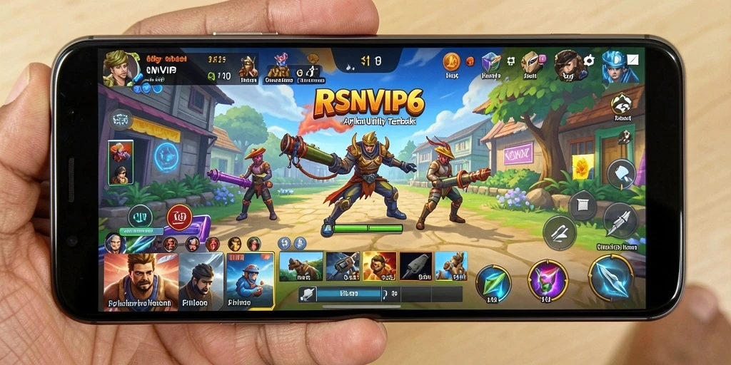 Screenshot utama RSNVIP6 menampilkan antarmuka aplikasi Utility yang intuitif dan user-friendly.