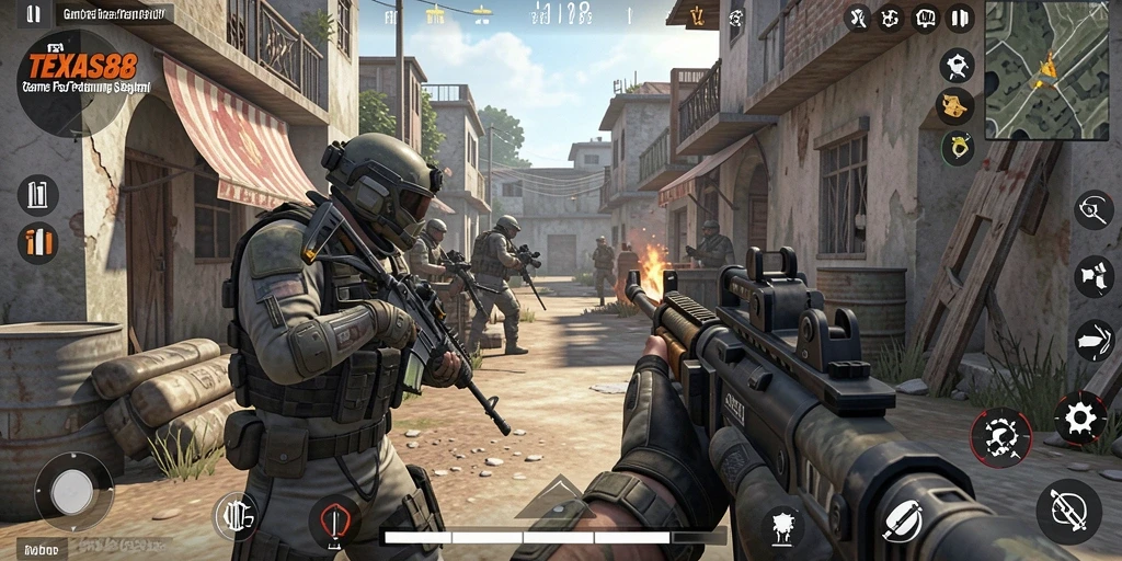 Tampilan gameplay memukau dari TEXAS88 yang penuh aksi.