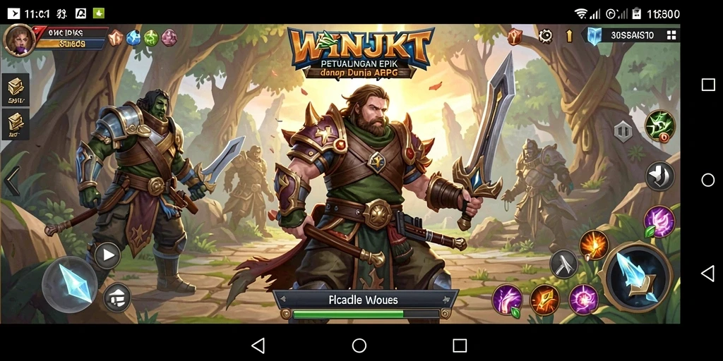 Gameplay WINJKT yang seru dan penuh aksi.