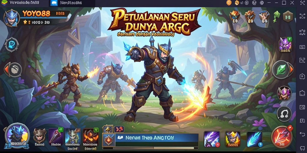 Tangkapan layar dari gameplay ARPG seru di YOYO88.